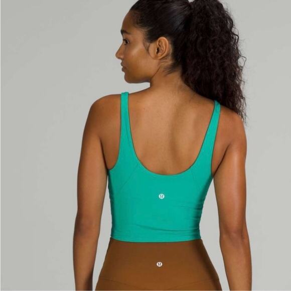 Lululemon Align Tank Athletic Top Workout Activewear Maldives Green Size 12 - Picture 2 of 6